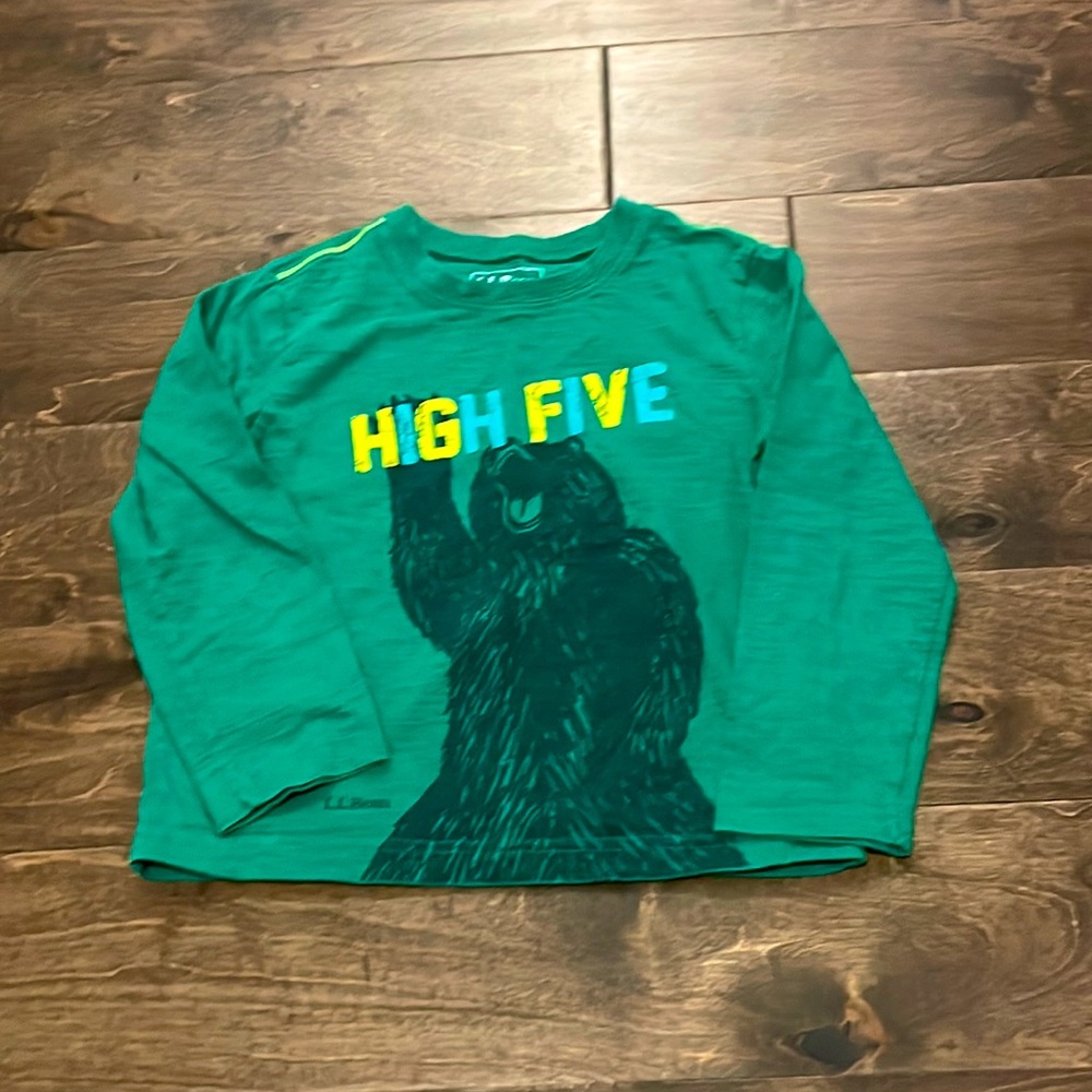 LL Bean Bear High Five Tee
